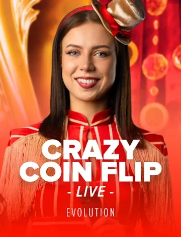 Crazy Coin Flip live table by Evolution with 96.08% RTP at Bass Win Casino
