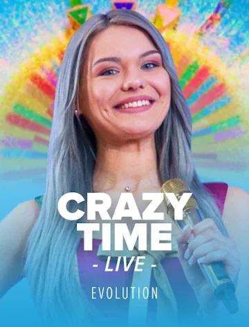 Crazy Time live table by Evolution with 96.08% RTP at Bass Win Casino